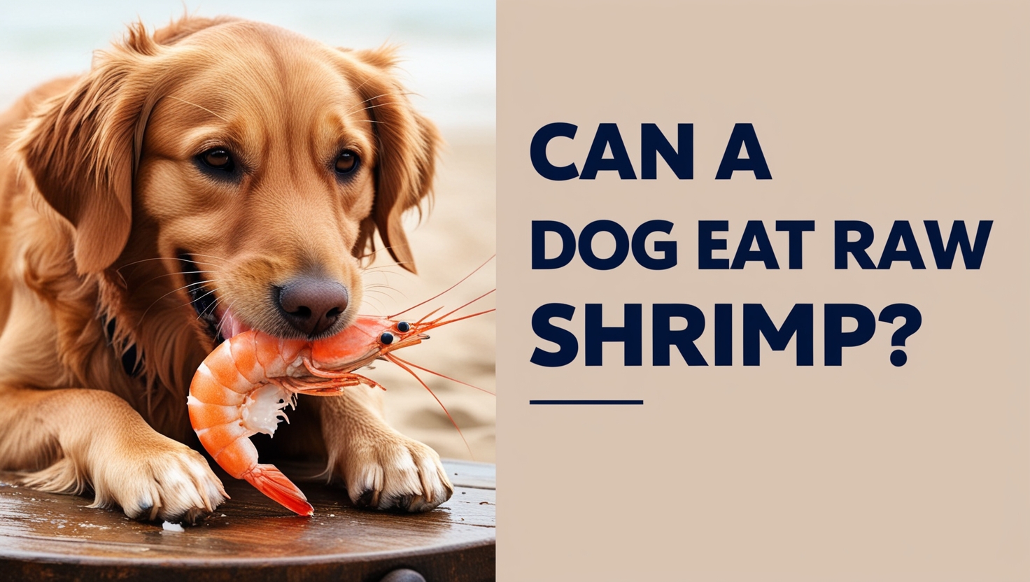 Can a dog eat raw shrimp?