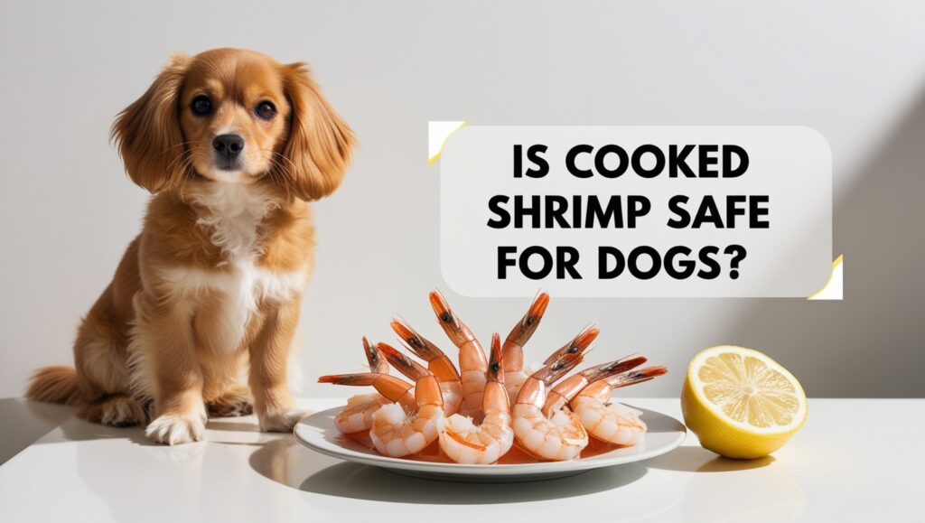 Is cooked shrimp safe for dogs? 